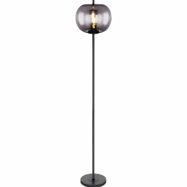 Luminaires Globo Lighting Lampadaire Globo BLACKY Noir, 1 lumière* Lampes En Verre