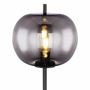 Luminaires Globo Lighting Lampadaire Globo BLACKY Noir, 1 lumière* Lampes En Verre