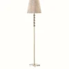 Luminaires Ideallux Lampadaire Ideal Lux QUEEN Or, Transparent, 1 lumière* Lampes En Verre