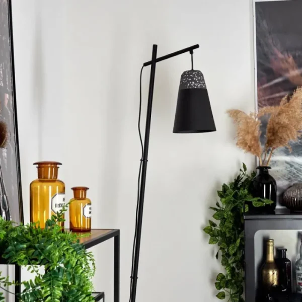 hofstein Lampadaire Juvansbo Noir, 1 lumière* Lampes Modernes