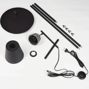 hofstein Lampadaire Juvansbo Noir, 1 lumière* Lampes Modernes