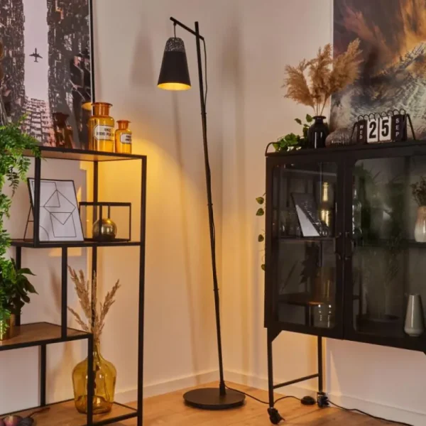 hofstein Lampadaire Juvansbo Noir, 1 lumière* Lampes Modernes