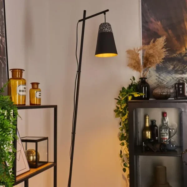 hofstein Lampadaire Juvansbo Noir, 1 lumière* Lampes Modernes