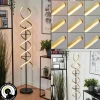 hofstein Lampadaire Khovet LED Noir, 1 lumière* Lampes Modernes