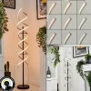 hofstein Lampadaire Khovet LED Noir, 1 lumière* Lampes Modernes