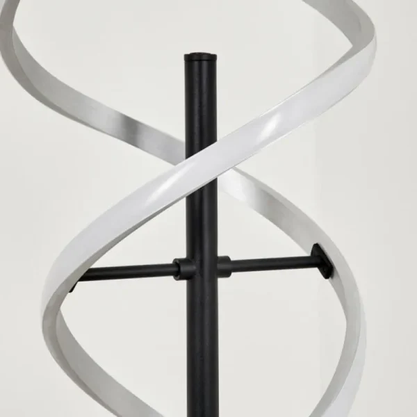 hofstein Lampadaire Khovet LED Noir, 1 lumière* Lampes Modernes