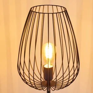 hofstein Lampadaire Luano Noir, 1 lumière* Lampes Modernes