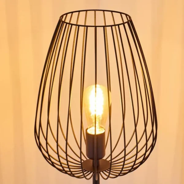 hofstein Lampadaire Luano Noir, 1 lumière* Lampes Modernes