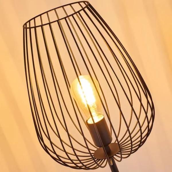 hofstein Lampadaire Luano Noir, 1 lumière* Lampes Modernes