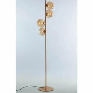 Luce Design Lampadaire NEPTUN Laiton, 4 lumières* Lampes En Verre