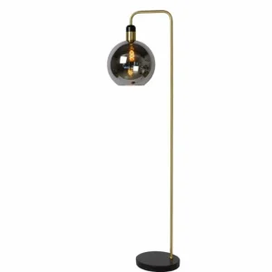 Luminaires Lucide Lampadaire Lucide JULIUS Gris, 1 lumière* Lampes En Verre