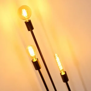 hofstein Lampadaire Maidford Noir, 3 lumières* Lampes Modernes