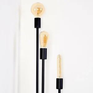 hofstein Lampadaire Maidford Noir, 3 lumières* Lampes Modernes