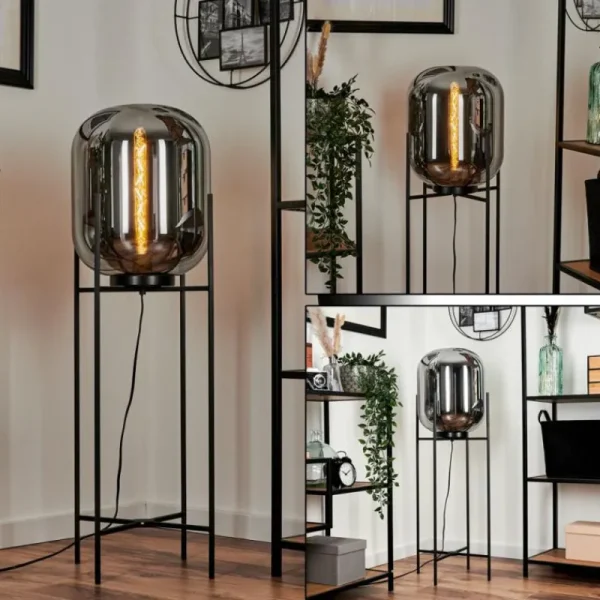 hofstein Lampadaire Manzano Noir, 1 lumière* Lampes Modernes