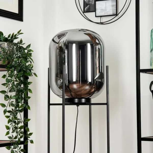 hofstein Lampadaire Manzano Noir, 1 lumière* Lampes Modernes