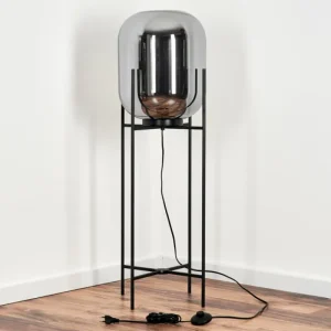 hofstein Lampadaire Manzano Noir, 1 lumière* Lampes Modernes