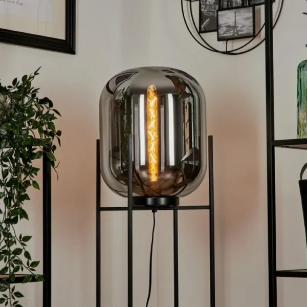 hofstein Lampadaire Manzano Noir, 1 lumière* Lampes Modernes