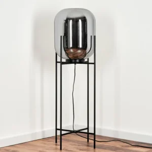 hofstein Lampadaire Manzano Noir, 1 lumière* Lampes Modernes