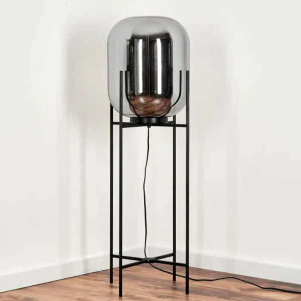 hofstein Lampadaire Manzano Noir, 1 lumière* Lampes Modernes