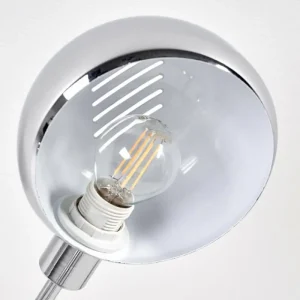 hofstein Lampadaire Nikkala Chrome, Blanc, 5 lumières* Lampes En Verre