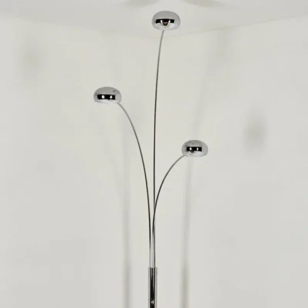 hofstein Lampadaire Nikkala Chrome, 3 lumières* Lampes Modernes