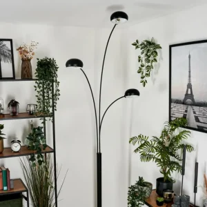 hofstein Lampadaire Nikkala Noir, 3 lumières* Lampes Modernes