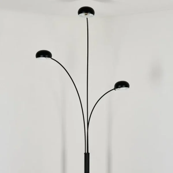 hofstein Lampadaire Nikkala Noir, 3 lumières* Lampes Modernes