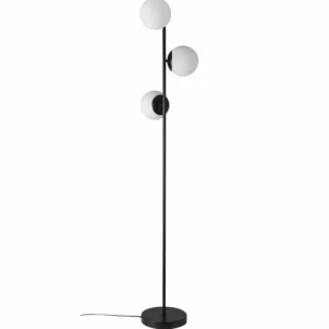 Luminaires Nordlux Lampadaire Nordlux LILLY Noir, 3 lumières* Lampes En Verre