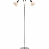 Luminaires Nordlux Lampadaire Nordlux RAY Chrome, 2 lumières* Lampes En Verre