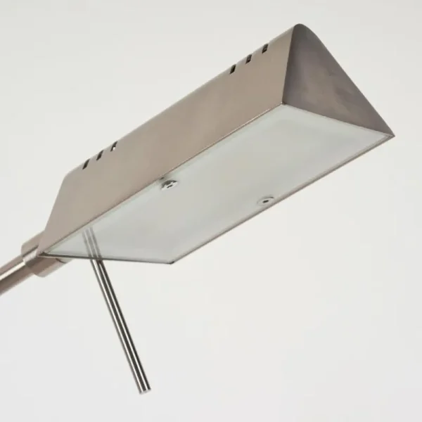 hofstein Lampadaire Norrlida LED Nickel mat, 1 lumière* Lampes Modernes
