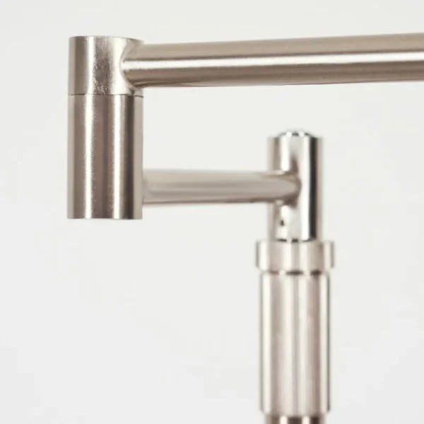 hofstein Lampadaire Norrlida LED Nickel mat, 1 lumière* Lampes Modernes