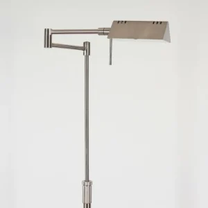 hofstein Lampadaire Norrlida LED Nickel mat, 1 lumière* Lampes Modernes