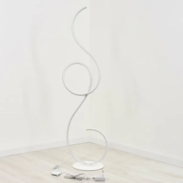 hofstein Lampadaire Olok LED Blanc, 1 lumière* Lampes Modernes