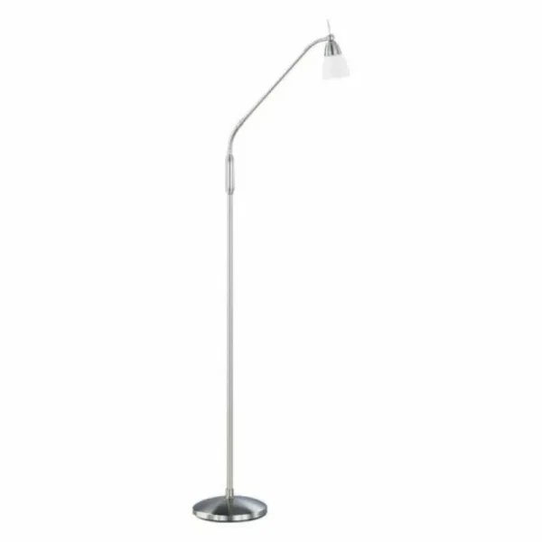 Luminaires Paul Neuhaus Lampadaire Paul Neuhaus PINO Acier inoxydable, 1 lumière* Lampes En Verre