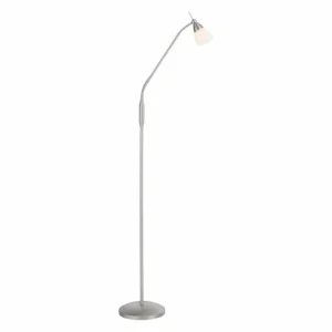 Luminaires Paul Neuhaus Lampadaire Paul Neuhaus PINO LED Argenté, 1 lumière* Lampes En Verre