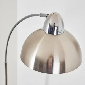 hofstein Lampadaire Poitou Nickel mat, 1 lumière* Lampes Modernes