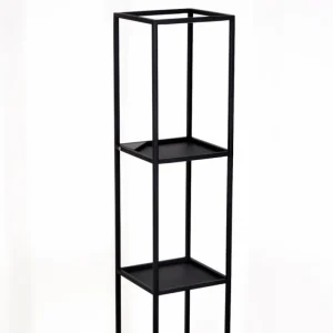hofstein Lampadaire Ranquile LED Noir, 4 lumières* Lampes Modernes