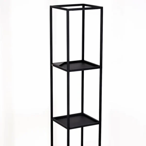 hofstein Lampadaire Ranquile LED Noir, 4 lumières* Lampes Modernes