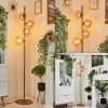 hofstein Lampadaire Remaisnil Laiton, 4 lumières* Lampes En Verre