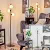 hofstein Lampadaire Remaisnil Noir, 3 lumières* Lampes En Verre
