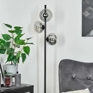 hofstein Lampadaire Remaisnil Noir, 3 lumières* Lampes Modernes