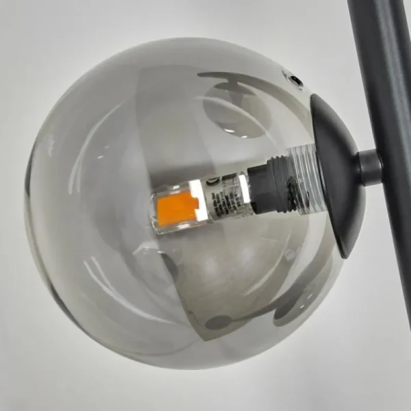 hofstein Lampadaire Remaisnil Noir, 3 lumières* Lampes Modernes