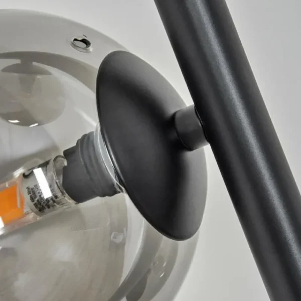 hofstein Lampadaire Remaisnil Noir, 3 lumières* Lampes Modernes
