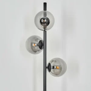 hofstein Lampadaire Remaisnil Noir, 3 lumières* Lampes Modernes