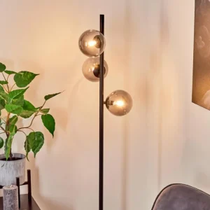 hofstein Lampadaire Remaisnil Noir, 3 lumières* Lampes Modernes