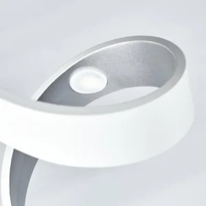 hofstein Lampadaire Rezat LED Argenté, Blanc, 1 lumière* Lampes Modernes