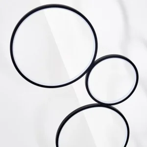 hofstein Lampadaire Rodekro LED Noir, 1 lumière* Lampes Modernes