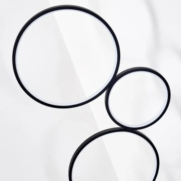 hofstein Lampadaire Rodekro LED Noir, 1 lumière* Lampes Modernes