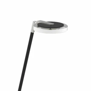 Luminaires Steinhauer Lampadaire Steinhauer Turound LED Acier inoxydable, Noir, 1 lumière* Lampes En Verre