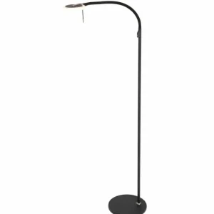 Luminaires Steinhauer Lampadaire Steinhauer Turound LED Noir, 1 lumière* Lampes En Verre